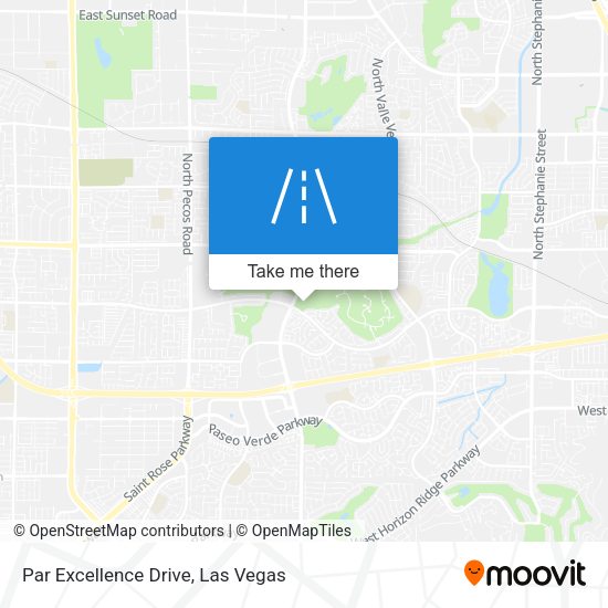 Par Excellence Drive map