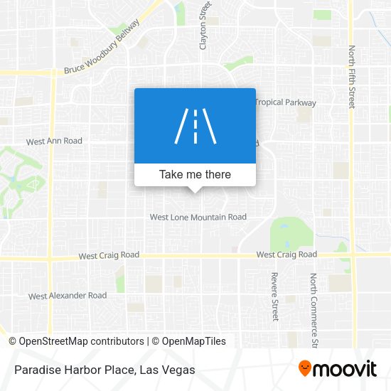 Paradise Harbor Place map