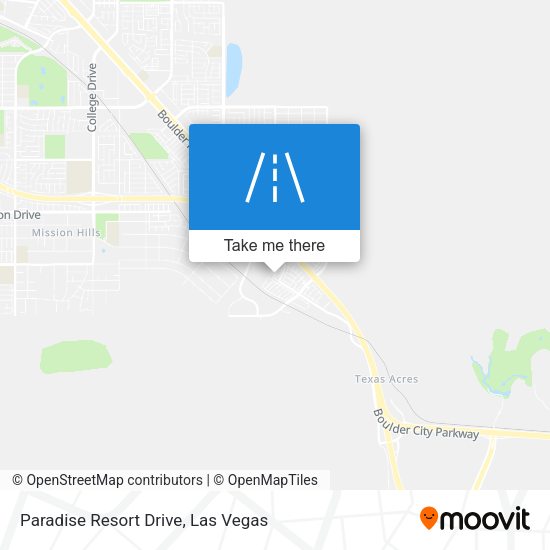 Paradise Resort Drive map