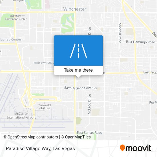 Paradise Village Way map