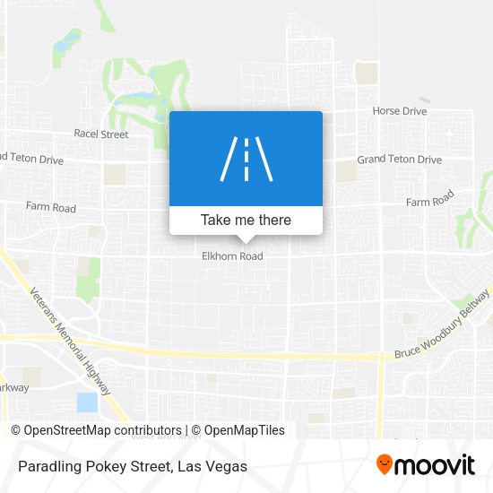 Paradling Pokey Street map