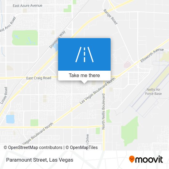Paramount Street map