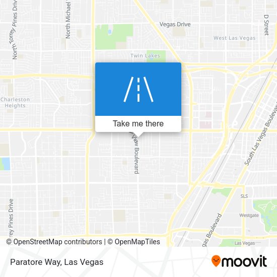 Paratore Way map