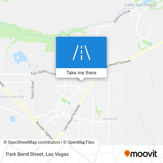 Park Bend Street map