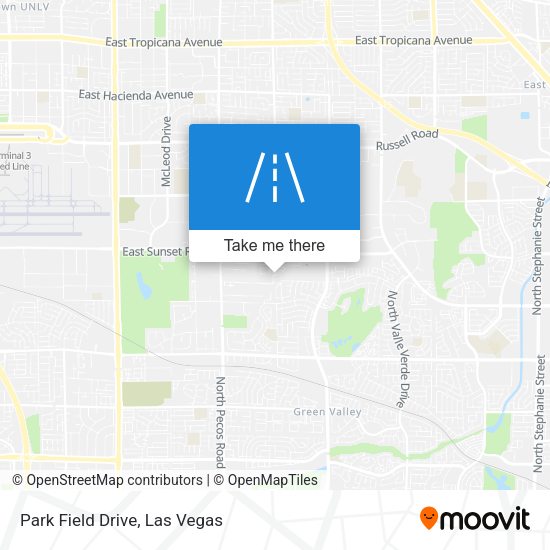 Park Field Drive map