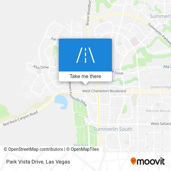 Park Vista Drive map