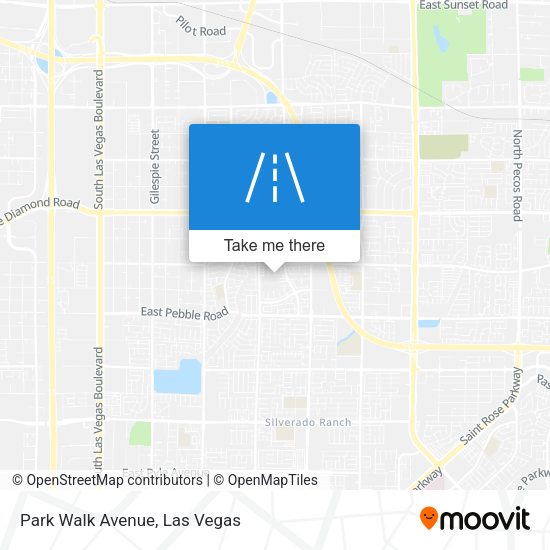 Park Walk Avenue map