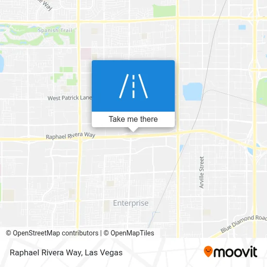 Raphael Rivera Way map