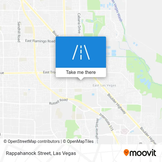 Rappahanock Street map