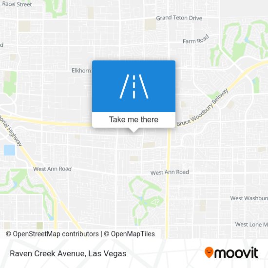 Raven Creek Avenue map