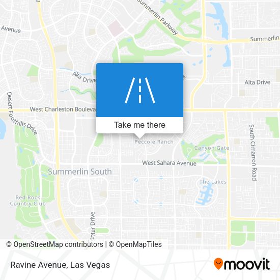 Mapa de Ravine Avenue