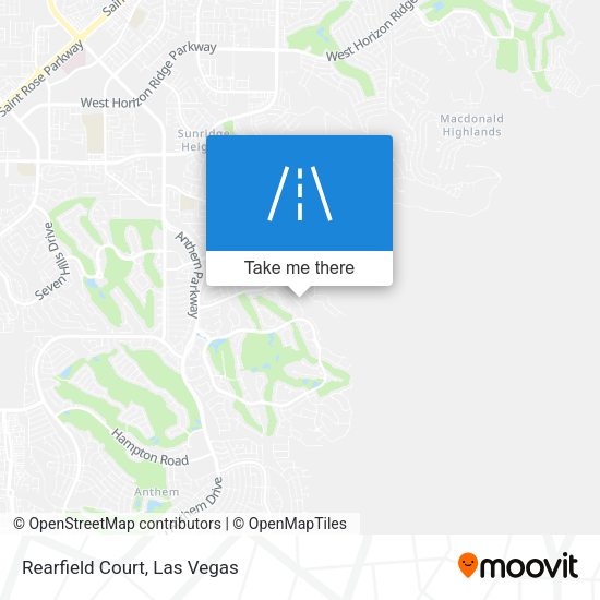Mapa de Rearfield Court