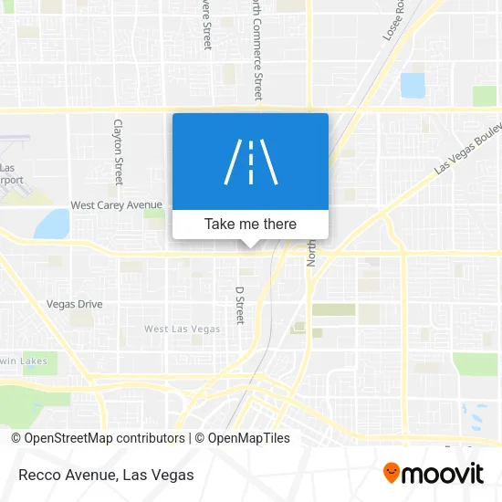 Recco Avenue map