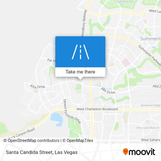 Mapa de Santa Candida Street