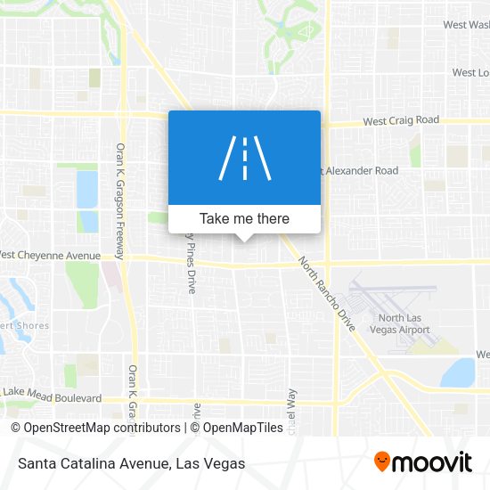 Santa Catalina Avenue map