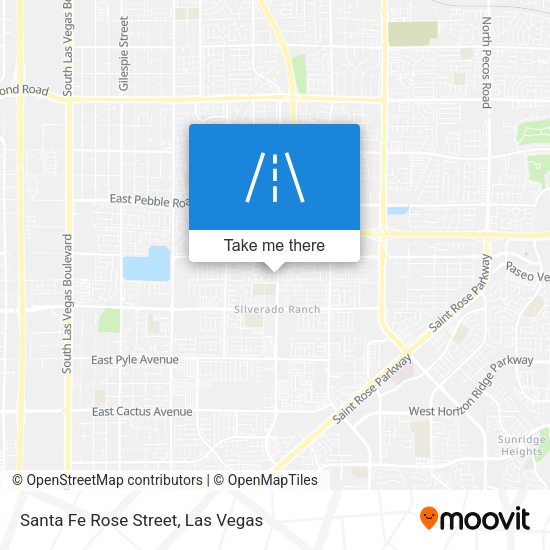 Santa Fe Rose Street map