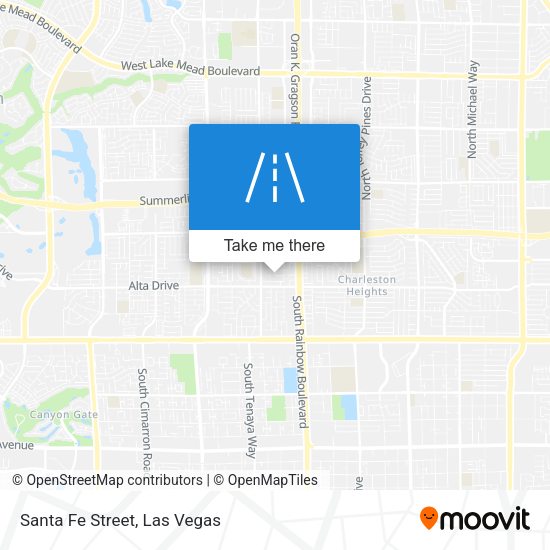 Santa Fe Street map
