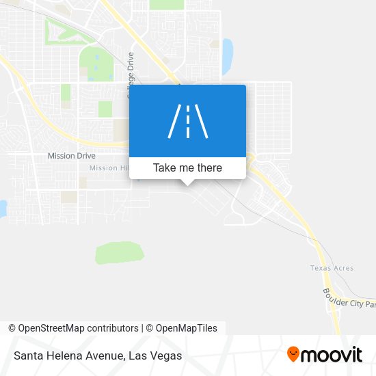 Santa Helena Avenue map