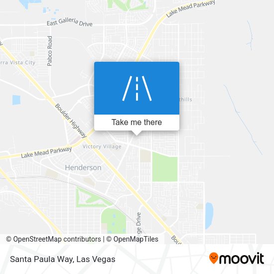 Mapa de Santa Paula Way