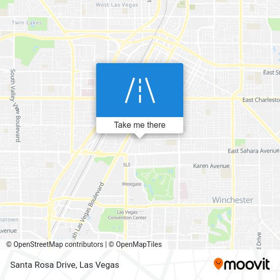 Mapa de Santa Rosa Drive