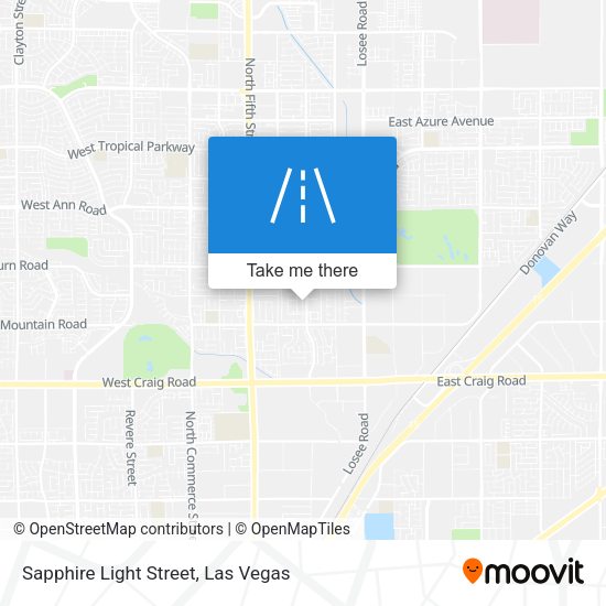Sapphire Light Street map