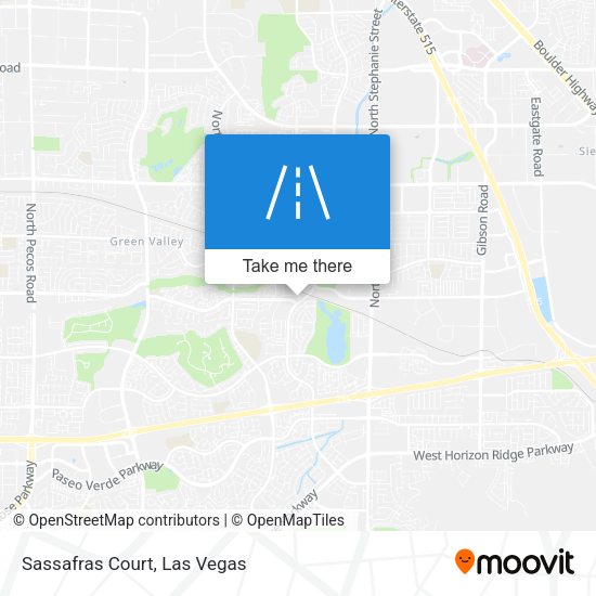 Sassafras Court map