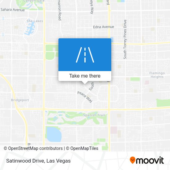 Satinwood Drive map
