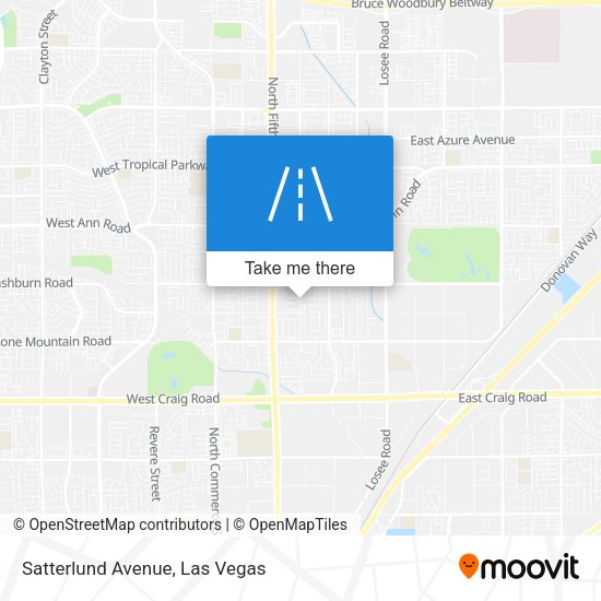 Satterlund Avenue map