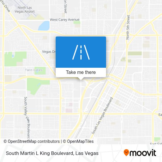 Mapa de South Martin L King Boulevard
