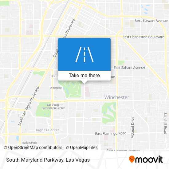 South Maryland Parkway map