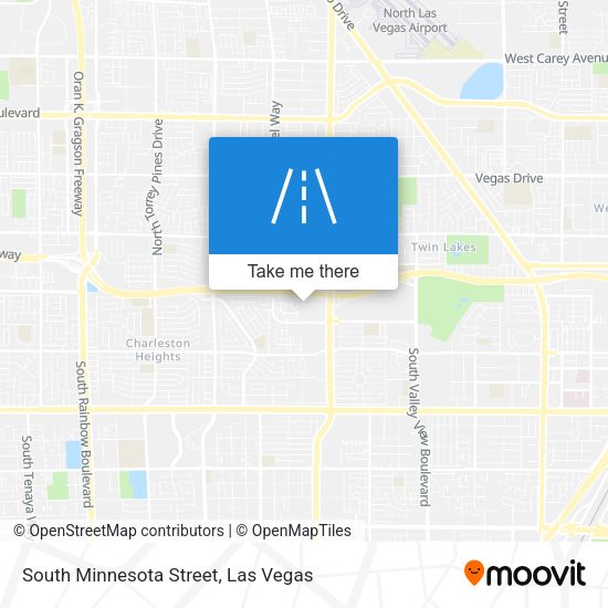 South Minnesota Street map