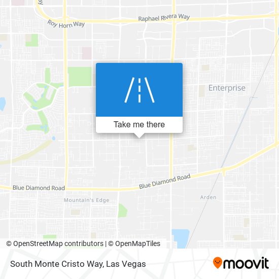 South Monte Cristo Way map