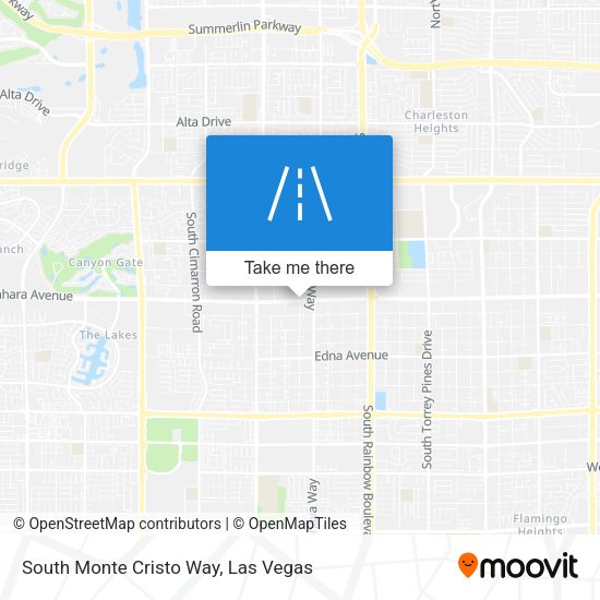 South Monte Cristo Way map