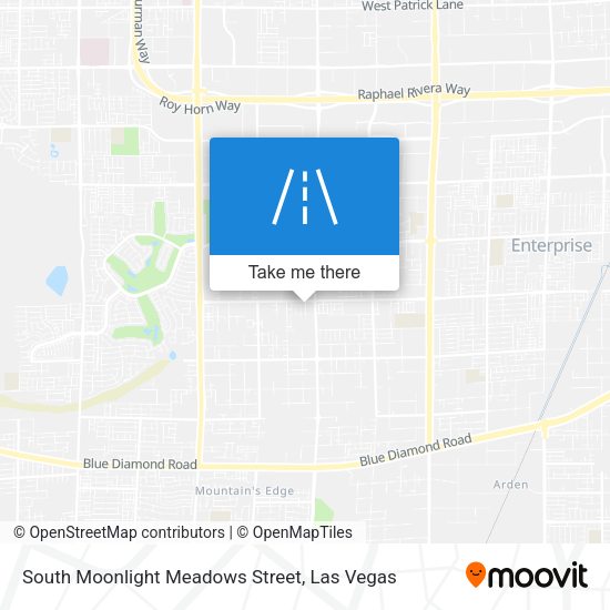 South Moonlight Meadows Street map