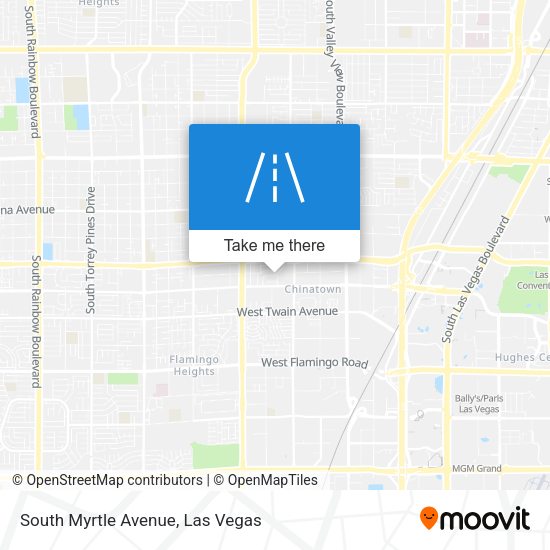 Mapa de South Myrtle Avenue