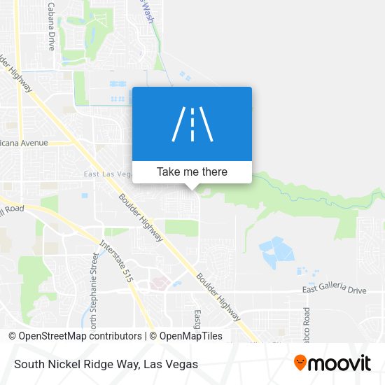 South Nickel Ridge Way map