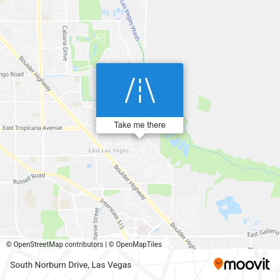 Mapa de South Norburn Drive
