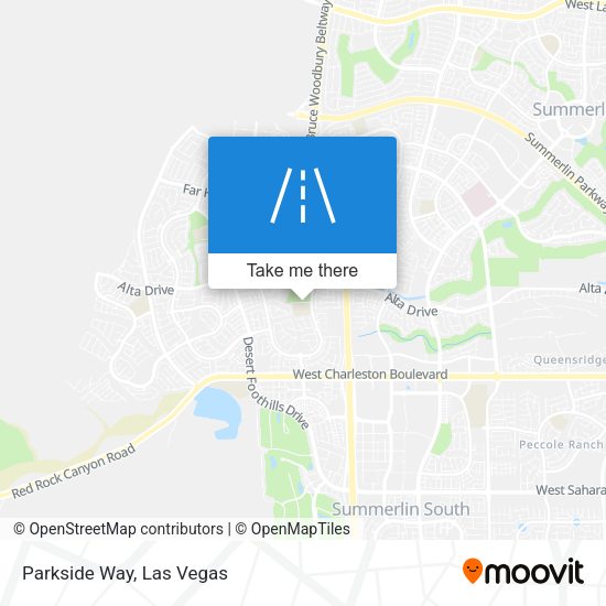 Mapa de Parkside Way