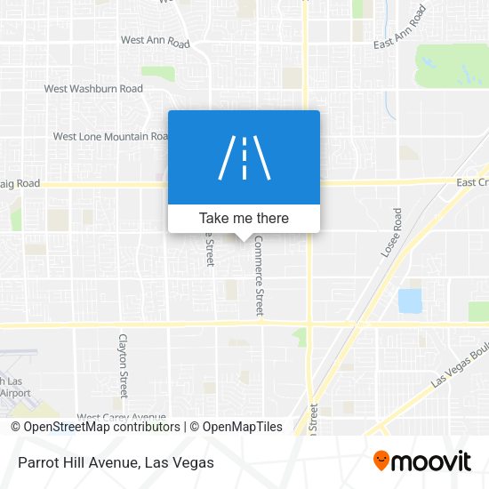 Parrot Hill Avenue map