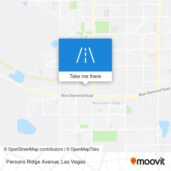 Parsons Ridge Avenue map