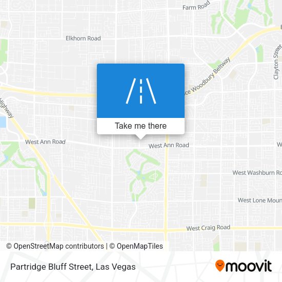 Mapa de Partridge Bluff Street