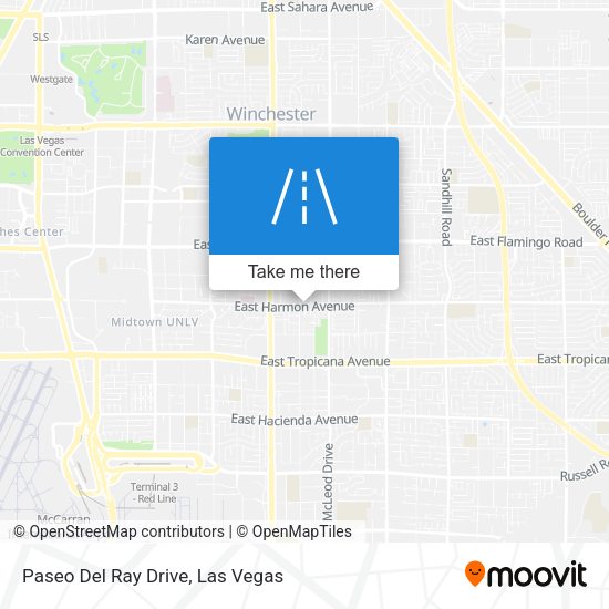 Mapa de Paseo Del Ray Drive