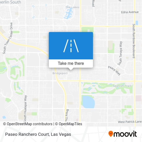 Paseo Ranchero Court map