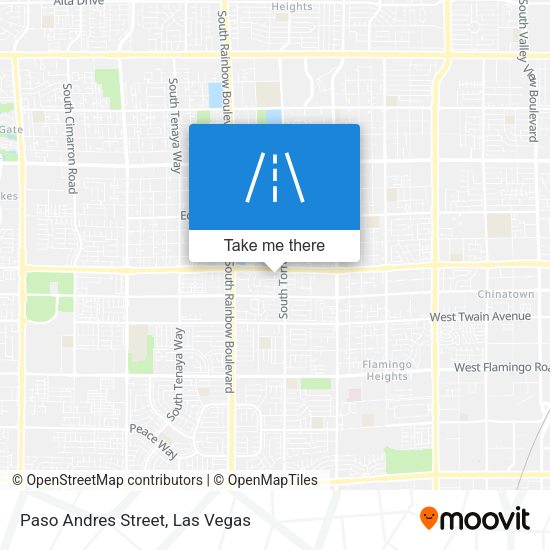 Paso Andres Street map