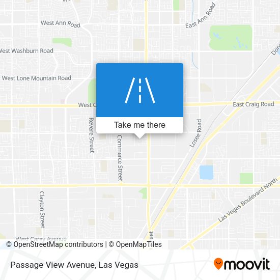 Mapa de Passage View Avenue