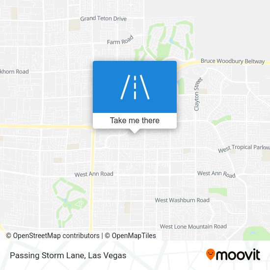 Passing Storm Lane map