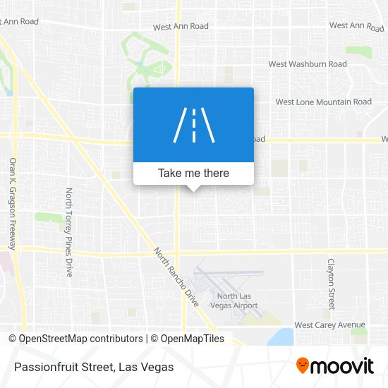 Passionfruit Street map