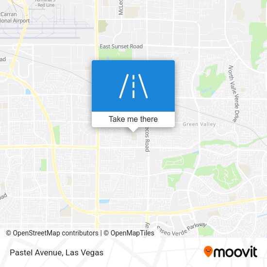 Mapa de Pastel Avenue
