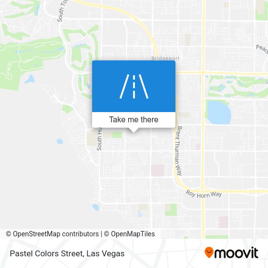 Pastel Colors Street map
