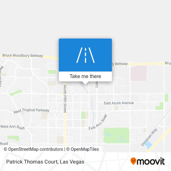 Mapa de Patrick Thomas Court